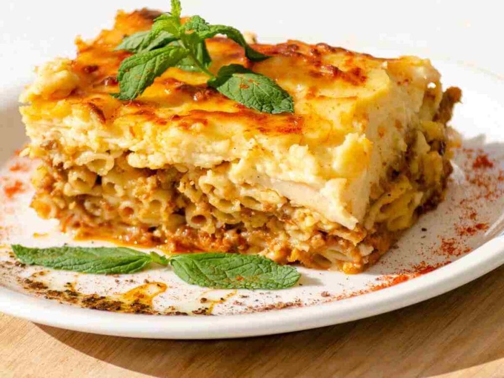 Top 10 Most Loved Dishes in Greece - Gastronomy Tours piato pastitsio 1 - Gastronomy Tours
